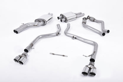 Milltek Exhaust  Audi S5 COUPE AND CABRIOLET 3.0TFSI QUATTRO S TRONIC B8 Cat-back Exhaust SSXAU265