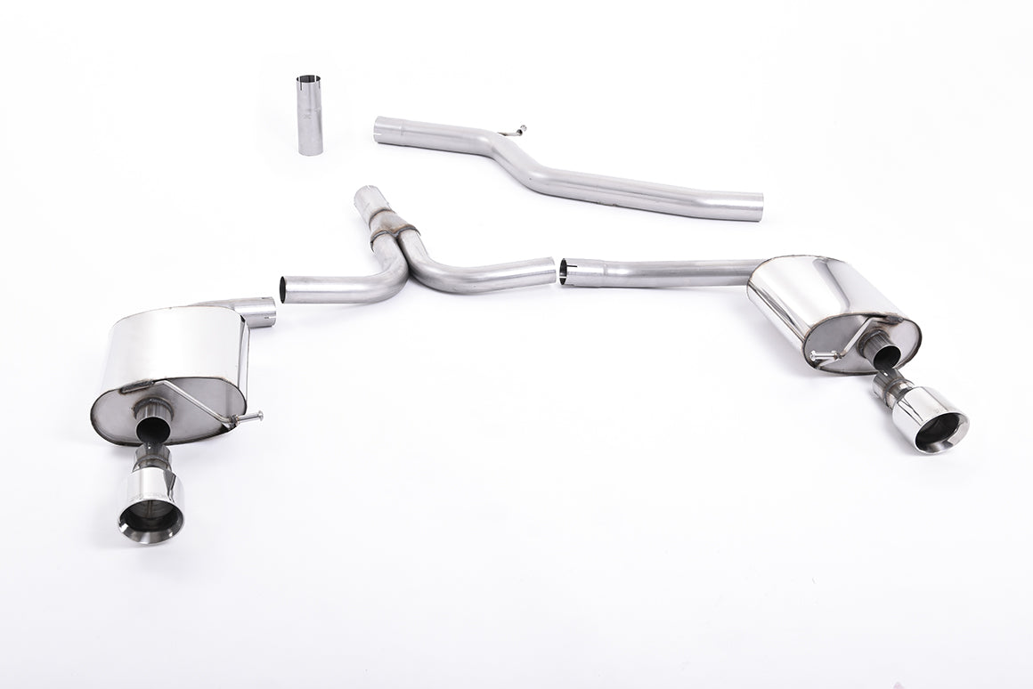 Milltek Exhaust  Audi A4 3.0 TDI B8 QUATTRO SALOON AND AVANT Cat-back Exhaust SSXAU270