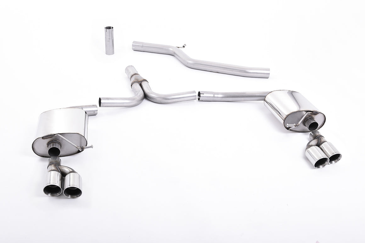 Milltek Exhaust  Audi A4 3.0 TDI B8 QUATTRO SALOON AND AVANT Cat-back Exhaust SSXAU271