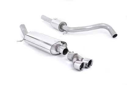 Milltek Exhaust Audi A1 S line 1.4 TFSI 122PS 2010 on Cat back Exhaust System Resonated SSXAU282