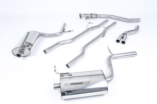 Milltek Exhaust  Audi A4 1.8T B6 QUATTRO CABRIOLET Cat-back Exhaust SSXAU306