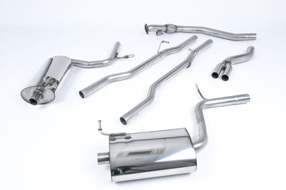 Milltek Exhaust  Audi A4 2.0 TFSI B7 QUATTRO AND DTM Cat-back Exhaust SSXAU309