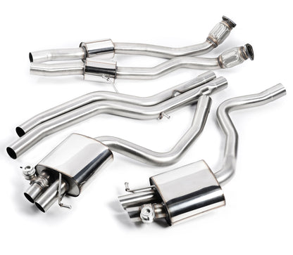 Milltek Exhaust  Audi RS4 B8 4.2 FSI QUATTRO AVANT Cat-back Exhaust SSXAU337