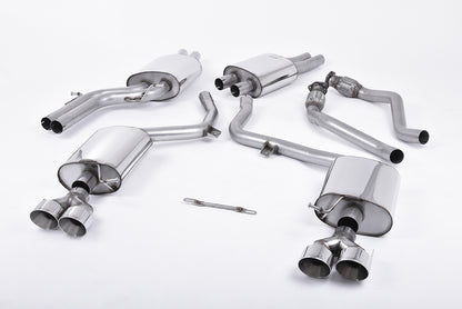 Milltek Exhaust  Audi S4 3.0 SUPERCHARGED V6 B8.5 Cat-back Exhaust SSXAU366