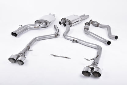 Milltek Exhaust  Audi S4 3.0 SUPERCHARGED V6 B8.5 Cat-back Exhaust SSXAU376