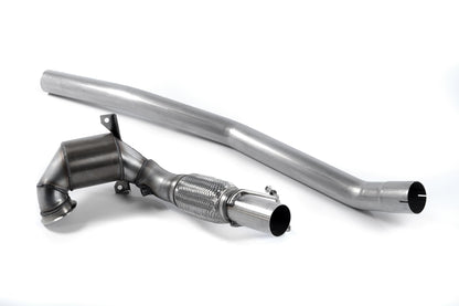 Milltek Exhaust  Audi S3 2.0 TFSI QUATTRO SPORTBACK 8V Large Bore Downpipe and Hi-Flow Sports Cat SSXAU381