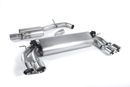 Milltek Exhaust  Audi S3 2.0 TFSI QUATTRO 3-DOOR 8V Cat-back Exhaust SSXAU398