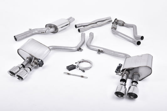 Milltek Exhaust  Audi S4 3.0 SUPERCHARGED V6 B8.5 Cat-back Exhaust SSXAU407