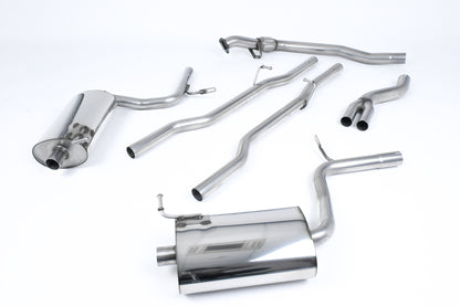 Milltek Exhaust  Audi A4 1.8T B6 QUATTRO SALOON  AVANT 163BHP (5 SPEED) Cat-back Exhaust SSXAU509