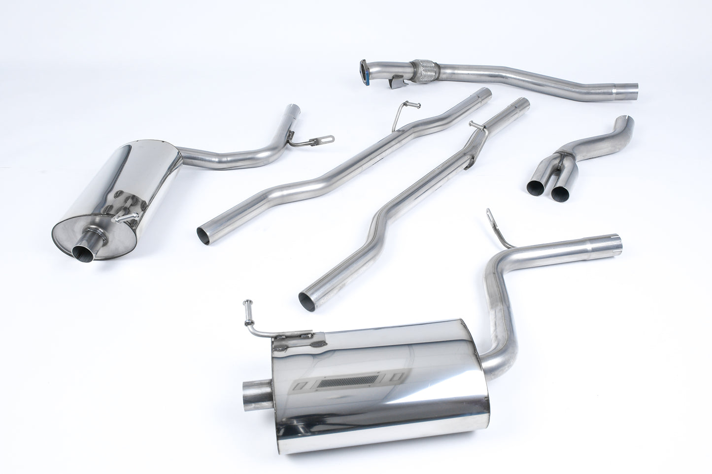 Milltek Exhaust  Audi A4 2.0 TFSI B7 QUATTRO AND DTM Cat-back Exhaust SSXAU515