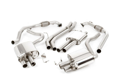 Milltek Exhaust  Audi S5 3.0 V6 Turbo Sportback B9 (Non Sport Diff Models Only with or without Brace Bars) Cat-back Exhaust (Non OPF/GPF Models)  SSXAU640