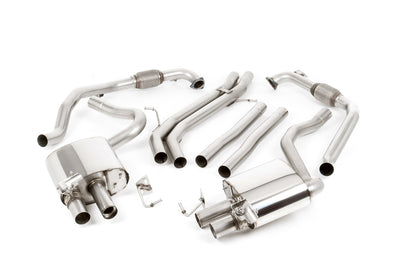 Milltek Exhaust  Audi S5 3.0 V6 Turbo Sportback B9 (Non Sport Diff Models Only with or without Brace Bars) Cat-back Exhaust (Non OPF/GPF Models)  SSXAU650