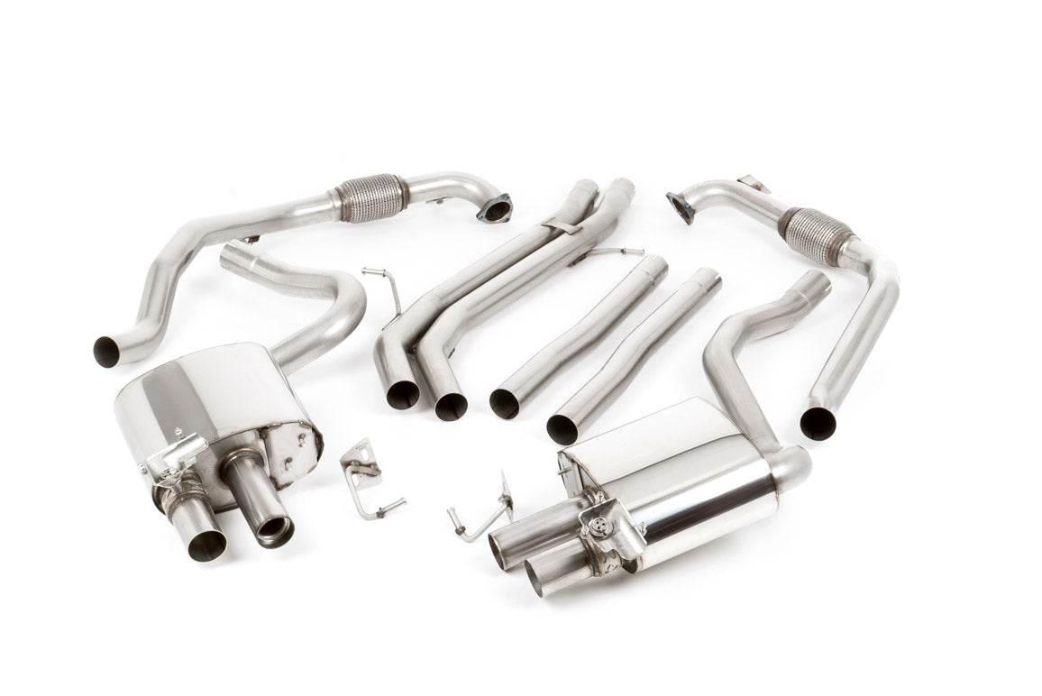 Milltek Exhaust  Audi S5 3.0 V6 Turbo Sportback B9 (Non Sport Diff Models Only with or without Brace Bars) Cat-back Exhaust (Non OPF/GPF Models) SSXAU652