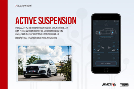 Milltek Active Suspension Control - for vehicles with Adaptive Air Suspension Only - Q7 - 3.0TDI (218 & 272PS) 4M - 2016-2020 - SSXAU669