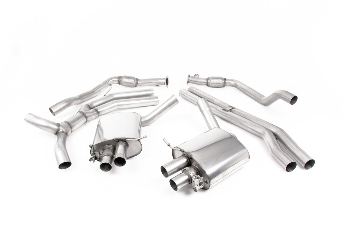 Milltek Exhaust  Audi RS4 B9 2.9 V6 Turbo Avant (Non OPF/GPF Models) Cat-back Exhaust SSXAU808