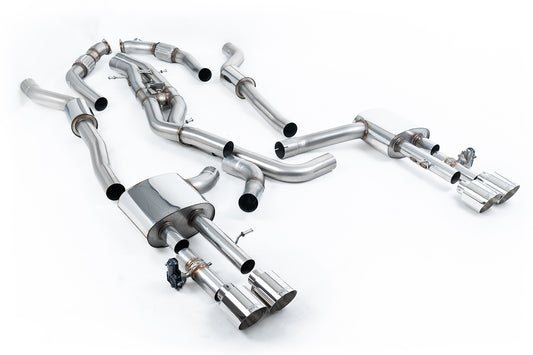 Milltek Exhaust  Audi S8 D5 4.0 TFSI V8 Saloon / Sedan (OPF/GPF UK/Euro Models) Particulate Filter-back Exhaust SSXAU943