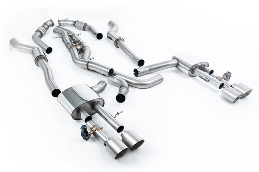 Milltek Exhaust  Audi S8 D5 4.0 TFSI V8 Saloon / Sedan (OPF/GPF UK/Euro Models) Particulate Filter-back Exhaust SSXAU945