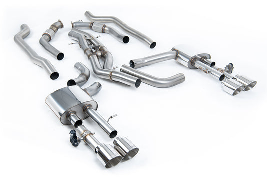 Milltek Exhaust  Audi S8 D5 4.0 TFSI V8 Saloon / Sedan (OPF/GPF UK/Euro Models) Particulate Filter-back Exhaust SSXAU948