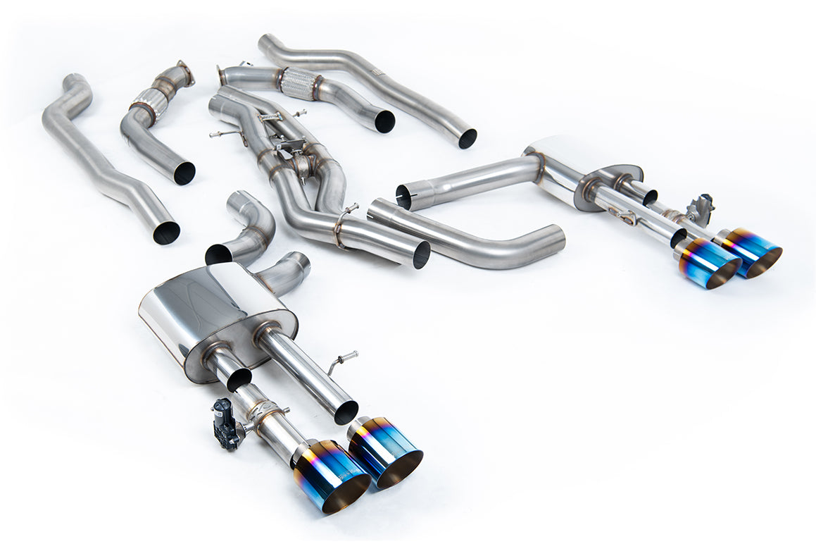 Milltek Exhaust  Audi S8 D5 4.0 TFSI V8 Saloon / Sedan (OPF/GPF UK/Euro Models) Particulate Filter-back Exhaust SSXAU951