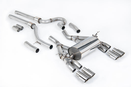 Milltek Exhaust  BMW M4 F82 Coupe & Competition Cat back Exhaust System Equal Length LOUDEST SSXBM1146