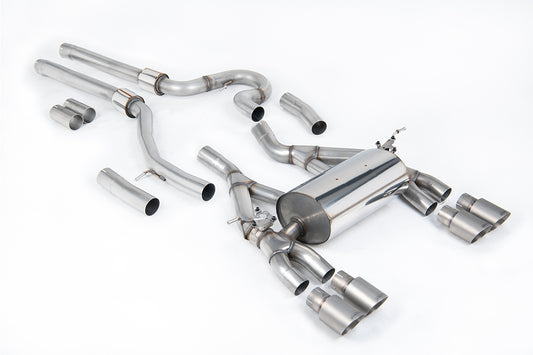 Milltek Exhaust  BMW M4 F82 Coupe & Competition Cat back Exhaust System Equal Length LOUDEST SSXBM1148