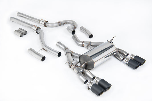 Milltek Exhaust  BMW M3 F80 Saloon & M3 Competition Saloon Cat back Exhaust System Equal Length LOUDEST SSXBM1149