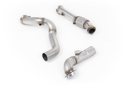 Milltek Exhaust  BMW 3 Series M3 G80 & M3 Competition S58 3.0 Turbo (OPF/GPF Equipped Cars Only) Large-bore Downpipes and De-cat SSXBM1271