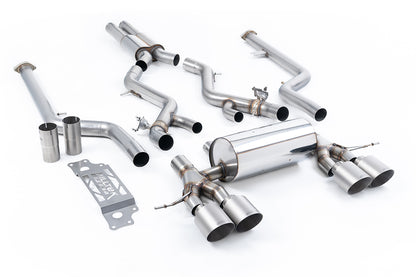 Milltek Exhaust BMW 2 Series M2 Coupe G87 (S58 OPF/GPF Models) Cat Back Exhaust Resonated SSXBM1288