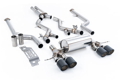 Milltek Exhaust BMW 2 Series 2 Coupe G87 (S58 OPF/GPF Models) Cat Back Exhaust Resonated SSXBM1290