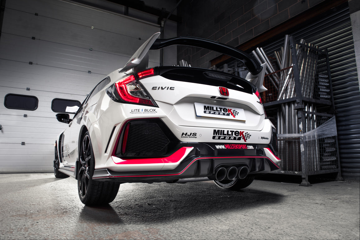 Milltek Exhaust  Honda Civic Type R FK8 2.0 i-VTEC Cat-back Exhaust ROAD+ SSXHO249