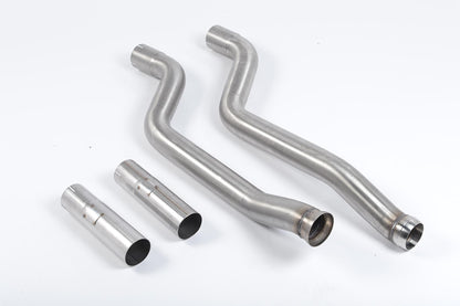 Milltek Exhaust  Mercedes C-CLASS C63 AMG Secondary Catalyst Bypass Pipes SSXMZ103