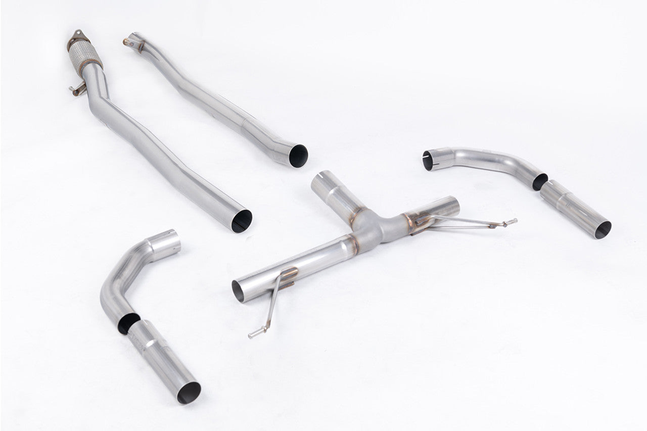 Milltek Cat-back - Valved / Resonated - Connects to OE Tailpipes - CLA-Class - CLA35 AMG 2.0 Turbo Coupe & Shooting Brake (Non-OPF/GPF Models) - 2019 - 2021 - SSXMZ144