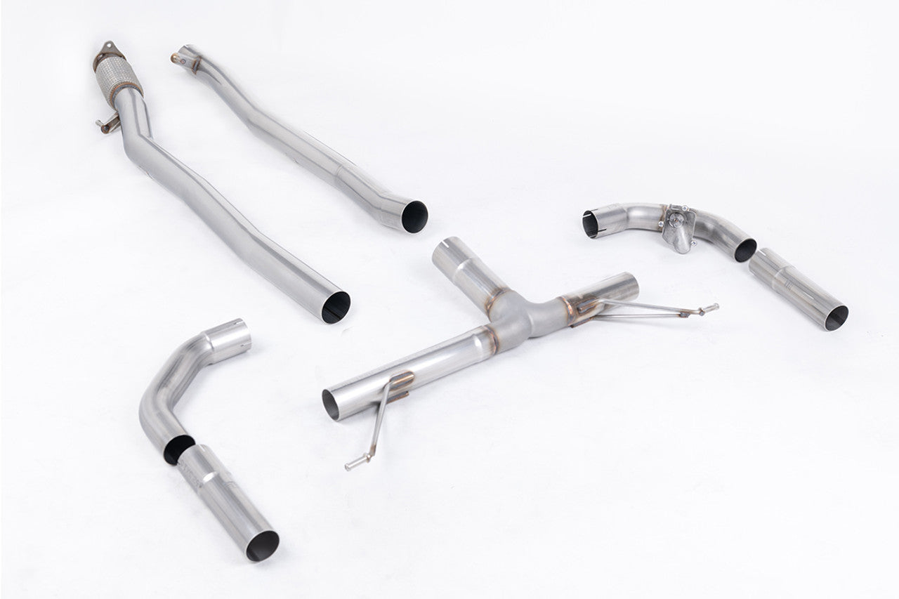 Milltek Cat-back - Valved / Non-Resonated - Connects to OE Tailpipes - CLA-Class - CLA35 AMG 2.0 Turbo Coupe & Shooting Brake (Non-OPF/GPF Models) - 2019 - 2021 - SSXMZ145