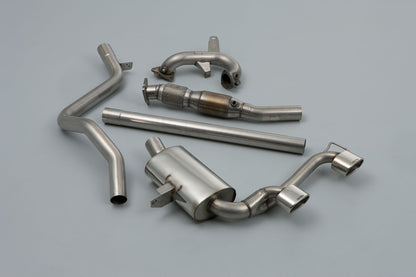 Milltek Exhaust  Renault MEGANE SPORT 230 RENAULT F1 TEAM R26 / R26R Turbo-back Exhaust including Hi-Flow Sports Cat SSXRN403