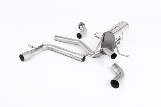 Milltek Front Pipe-back - Axel back System with GT-115 Polished Trims (EC Approval Coming Soon) - Swift - Sport 1.4 BoosterJet - 2018-2020 - SSXSZ4