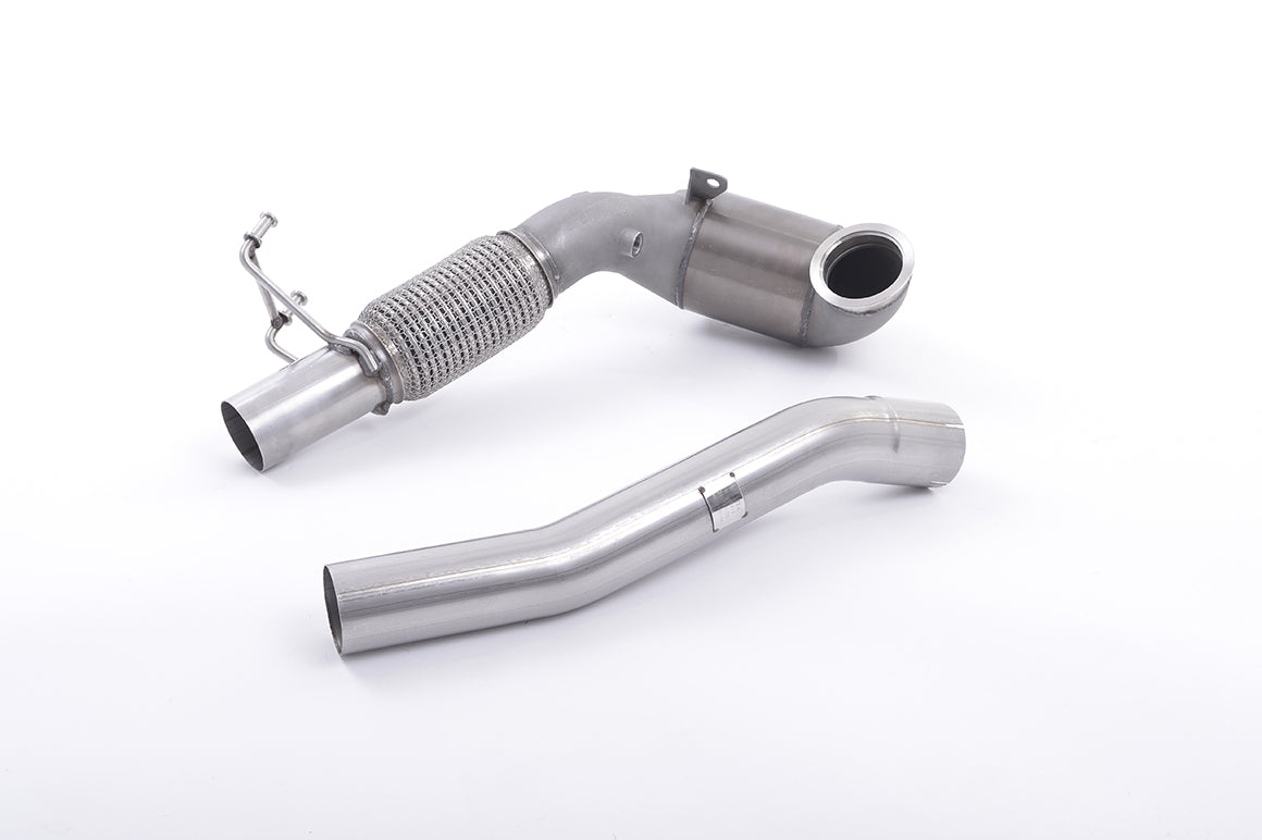 Milltek Exhaust  Volkswagen Golf MK7.5 GTi (Non Performance Pack Models & Non-GPF Equipped Models Only) Large Bore Downpipe and Hi-Flow Sports Cat SSXVW261