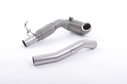 Milltek Exhaust  Seat Leon Cupra 300 2.0 TSI Large Bore Downpipe and Hi-Flow Sports Cat SSXVW261