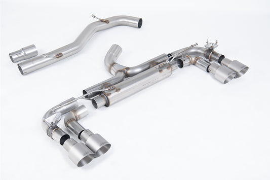 Milltek Exhaust  Volkswagen Golf R MK7 2.0 TSI 300PS 80mm RACE System (Non-Resonated  LOUD / LOUDEST) Cat-back Exhaust SSXVW715