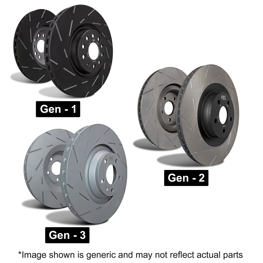 Abarth Grande Punto / Punto Evo EBC Front Brake Discs