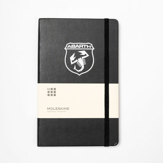 Genuine Abarth MoleSkine By Abarth Black Hardcover Large Classic Notebook