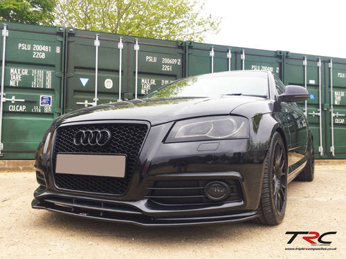 Audi A3 8P S-Line FL Front Splitter - Triple R Composites