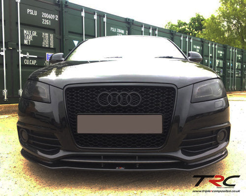 Audi A3 8P S-Line FL Front Splitter - Triple R Composites