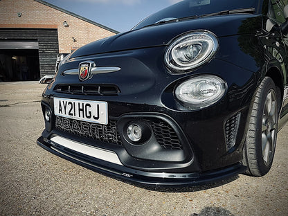 Abarth 595 Series 4 Front Splitter - Triple R Composites