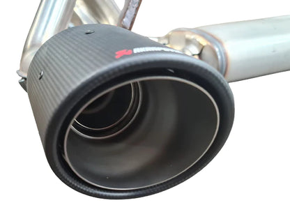 Genuine Abarth Supplied Akrapovič Rear Exhaust with Valve