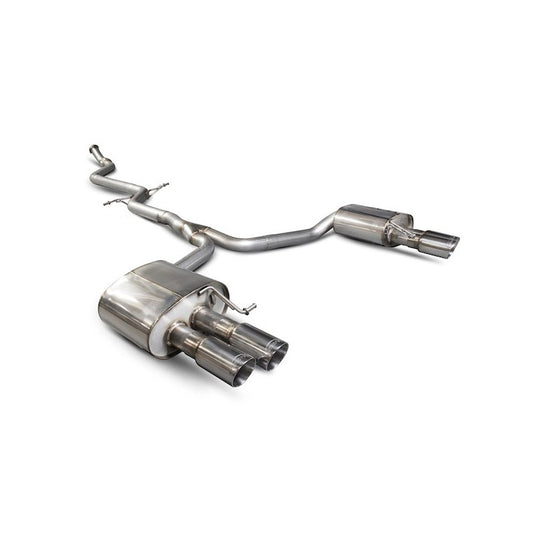 Scorpion Exhausts - Audi A5 B8 2.0 TFSI 2012 To 2016 Non-Resonated Cat-Back System SAUS073
