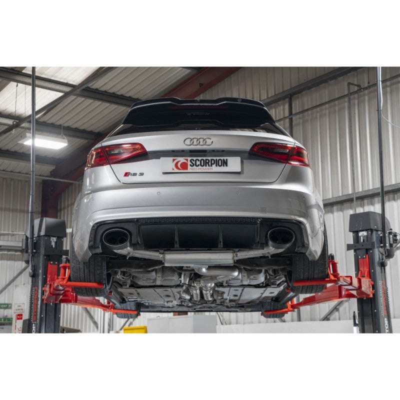 Scorpion Exhausts - Audi RS3 8V Pre-Facelift Sportback Non Resonated Cat-Back With Valves SAUS106CF