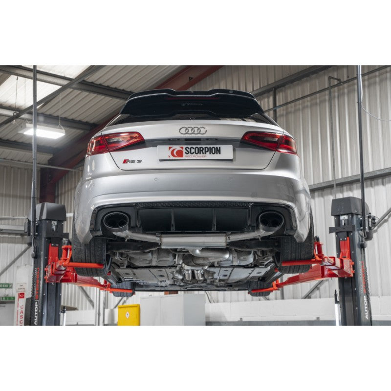 Scorpion Exhausts - Audi RS3 8V Pre-Facelift Sportback Resonated Cat-Back With Valves SAU106CF