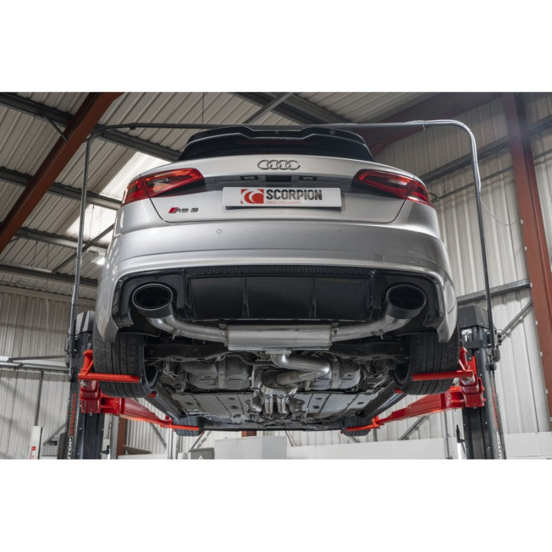 Scorpion Exhausts - Audi RS3 8V Pre-Facelift Sportback Resonated Cat-Back With Valves SAU106CF