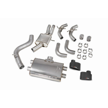 Scorpion Exhausts - Audi RS3 Saloon 8V Resonated Cat-Back / GPF Back System With Electronic Valves SAU083CF