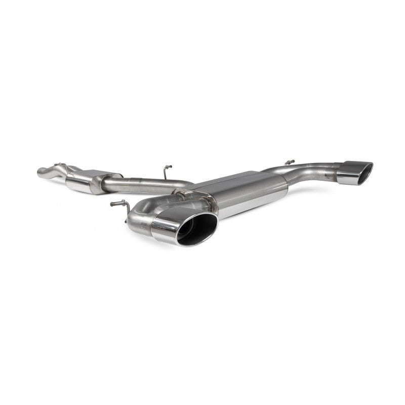 Scorpion Exhausts - Audi RS3 Saloon 8V Resonated Cat-Back / GPF Back System With No Valves SAU084